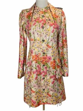 Vintage Christian Dior 2005 Silk Trench Coat by John Galliano – Size 42